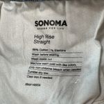 Sonoma Jeans 4R Blue Womens High Rise Straight Leg Medium Wash Faded Denim NWOT Size 31 Photo 5