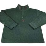 Victoria's Secret Victoria Secret Sweater Womens Pullover Quarter Zip Green Country Casual Ladies Photo 0