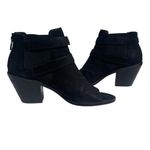 Eileen Fisher Women’s List Black Leather Peep Toe Bootie size 11 Photo 4