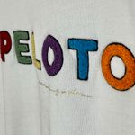 Peloton ‎ x Spiritual Gangster Crewneck Logo Sweatshirt Pullover White Small Photo 3