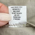 For Cynthia NEW NWT Woman Linen Tunic Top Beige Ruffle Sleeve Hem Size 1X Photo 7