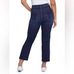 Seven7 High Rise Tower Straight Crop Raw Hem Denim Blue Jeans Sz 14 Photo 1