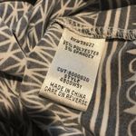 Sophie Max Studio Womens Dress Size XS Black White Geometric 3/4 Flounce Sleeve Photo 7