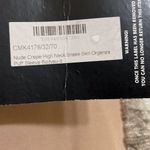 Pretty Little Thing Nude Crepe High Neck Snakeskin Organza Puff Sleeve Bodysuit Photo 7