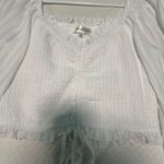 French Kiss  White Ruched Blouse Photo 2