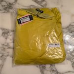 Pretty Little Thing NWT  Chartreuse CONSTRUCTED SATIN RUCHED DRAPED SKIRT Sz 20 Photo 3