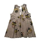 Free People  light purple floral tie-front mini dress size S Photo 12