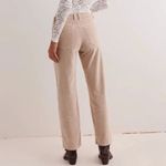 Free People  Risk Taker High Rise Straight Tan Ecru Neutral Modal Jeans Size 30 N Photo 9