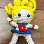 Handmade Sailor Moon Crochet Mini Figurine Photo 0