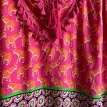 Crown & Ivy elephant novelty pink blouse Photo 3