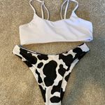 SheIn Cow Print Bikini Set Photo 0