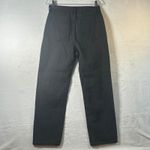 Black Distressed Ripped Jeans Women's Size S Wide Leg Baggy Denim Pants Photo 4