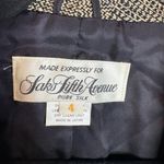 Saks 5th Avenue Vtg  plaid silk blazer jacket Photo 4