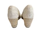 Bandolino New Womens  Nuri Ivory Floral Lace Espadrille Wedge Sandals Size 8 M Photo 4