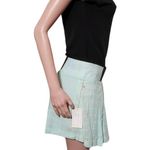 Amorethos women's Mint pinstripe heritage pleated skirt S Multiple Photo 2