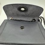 Coach  Parker 18 Dark Navy & Silver Glitter Convertible Shoulder Bag Photo 4