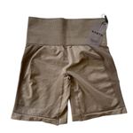 NVGTN NVTGN Scrunch Biker Athletic Workout Gym Tan Compression Shorts Size XS Photo 3