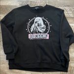 Black Blondie Graphic Sweatshirt with Fringe Size M Photo 0