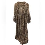 Truth NYC  Leopard Maxi Sheer Duster, Swim Cover Up, Lingerie robe, size XL Photo 1