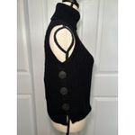 Derek Lam Derek‎ Lam 10 Crosby Knit Sleeveless Turtleneck Button Accent Black L Contro Photo 1