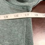 Lululemon Scuba Hoodie Light Cotton Fleece Heathered Green Smoke Size 4 Photo 5