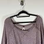We The Free Free People  Purple Sweater Top Lace Sides Womens‎ M Photo 1