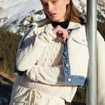 LA Hearts Cropped Sweater Photo 1