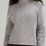 Lululemon Cotton-Cashmere Blend Mock Neck Sweater Gray Womens Size 2 Photo 0