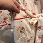 CAROLE‎ HOCHMAN Robe And Nightgown Set Women’s Size Medium Carnation Bouquet White Photo 11