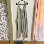 Sea Green Blue Knit Jumpsuit Playsuit Oversized Baggy Pockets Tank L Size L Photo 1