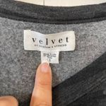 Velvet by Graham & Spencer Camo Print Long Sleeve Fleece Dress Women's Small Gray Photo 6