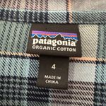 Patagonia Heywood Flannel Button Front Shirt Plaid Women's Organic Cotton Sz 4 # Photo 5