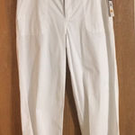 CHAPS ‎ White ankle pants. Brand new. Size 12 Photo 0