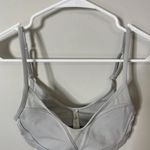 Lululemon Athletica Sport’s Bra Mesh Straps Racerback Pullover Gray Women Sz 4 Photo 1