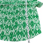 Collective Concepts ‎ green and white blouse medium Photo 7