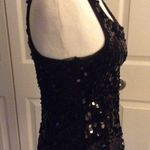 Charlotte Russe  black sequin tank top. Photo 4