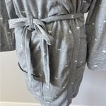 PINK Victoria Secret " I only Sleep In Pink" Grey and White DogRobe Extra Small Gray Size XS Photo 2