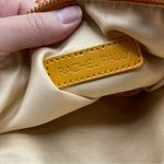 Rachel Pally  Reversible Orange & Yellow Floral Clutch Handbag Foldover Purse Photo 6