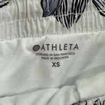 Athleta  Black and White Floral Women's Athletic Shorts Photo 1