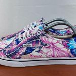 Vans  Low Top Hawaiian Hibiscus Women’s Sneaker Size 7 #763 Photo 2