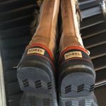 Sorel Used / Worn Beige Tall Tie Up Faux Fur Boots Photo 5