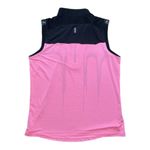 Jamie Sadock Womens Sleeveless Peak Golf Polo Top Size Medium Pink Photo 1
