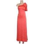 Sachin + Babi Chelsea One Shoulder Bow Gown, Coral, 0 (US) Photo 5