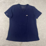 FIGS  Catarina One-Pocket Navy Scrub Top Size L Photo 0