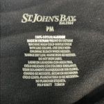 st. john's bay  Black Long Sleeve‎ Shirt Photo 1