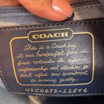 Coach Signature Denim Tote Bag Navy Women's Tote Bag Photo 1