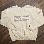 Mental Health Crewneck White Size M Photo 0