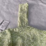 Fashion Bug  size medium Lace Trimmed Green Tank Top fairy whimsi 90s new deadsto Photo 6