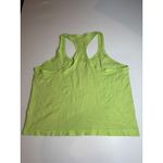 Lululemon  Racerback Tank Top Built In‎ Bra Chartreuse Yellow Green Activewear 14 Photo 3