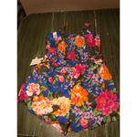 B.O.G. Collective Lottie & Holly Floral Cropped Tank Top & Ruffle Skort Set L Blue Size L Photo 6